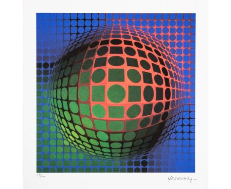 Victor Vasarely (after) 'Feny Arny' limited edition of 500, lithography print, plate signed bottom right, numbered with penci