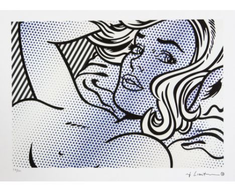 Roy Lichtenstein (after) 'Seductive Girl' limited edition of 150, lithography print, plate signed bottom right, numbered with