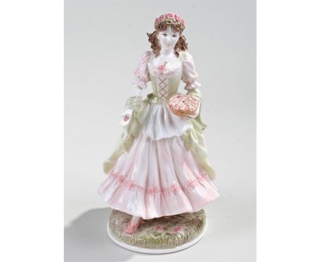 Royal Worcester porcelain figure, The Queen of the Day, 234 of 9,500