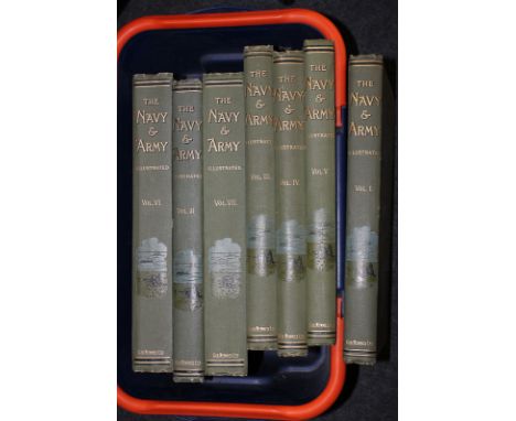 The Navy & Army Illustrated, volumes one to seven, volume one dated Friday December 20th 1895
