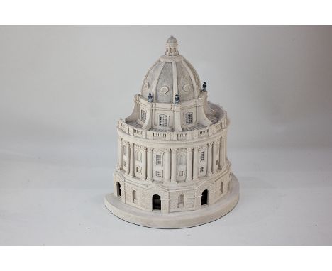 A Timothy Richards plaster architectural model of the Radcliffe Camera, Oxford, 28cm by 23cm, (a/f)
