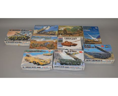 9 x ARII 1:48 scale military model kits, includes remote control kit. Viewing recommended