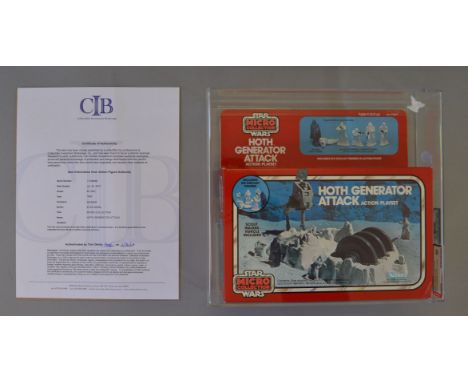 Kenner Star Wars Micro Collection Hoth Generator Attack Action Playset, AFA graded 80, with certificate from Collectible Inve