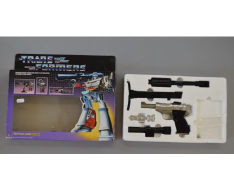 A boxed Transformers Deception Leader 'Megatron'. The set appears complete however the instruction leaflet is missing. Appear