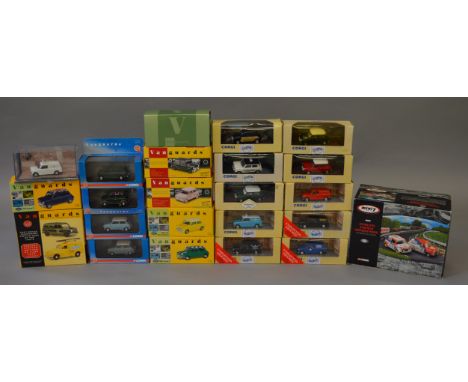 Eleven boxed Corgi diecast models of the 'Mini' in 1:43 scale including 05508 'Mini 7 and Mini Miglia Diorama' together with 