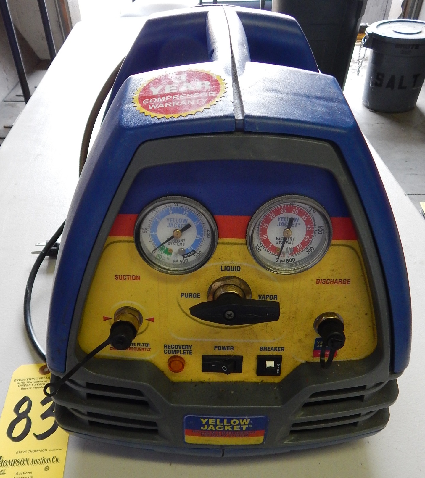 Yellow Jacket Recover XLT Refrigerated Recovery System