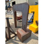 10-Ton Single Coil C-Hook Crane Coil Lifter w/ C-Hook Stand