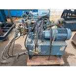 Delta Hydraulic Power Unit, (5) Flow Valves, Vickers PVB5-L Pump, 5 HP