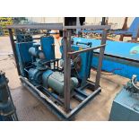 Quincy Air Compressor, on HD Steel Sled, Auto Dual Control, 49,550 Hours, 50 HP