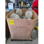 (12) Lithonia Lighting Commercial Ceiling Lamps, Model 167HPE, Lamp Type M135/M155, 400W, 60Hz, HPF