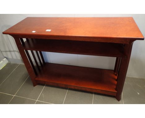 Modern console table with undertier 106 x 28 cm