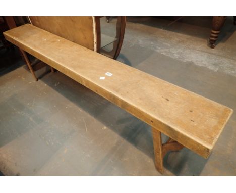 School bench with folding legs L: 180 cm