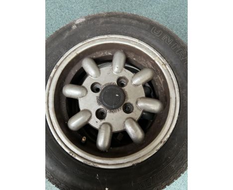 4x Mini alloy light wheels 