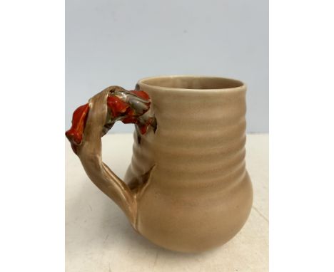 Clarice Cliff wilkinson pottery jug Height 16 cm Hairline 