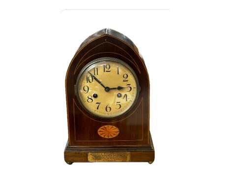 Early 20th century mahogany mantle clock 
