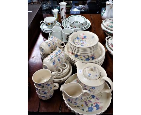 A QUANTITY OF PORTMEIRION BOTANIC GARDEN CERAMICS and Poole pottery 'Springtime' ceramics