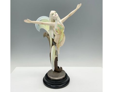 Limited edition figure of a silver haired, blue eyed woman swimming as seaweed covers her body. Albany of England Water and L