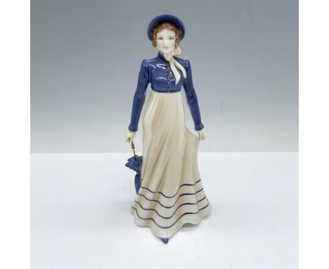 Fabulous figure from the Ladies of Literature collection that depicts an elegant woman in a white and blue outfit with a matc