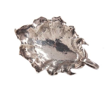 LATE 19TH CENTURY GERMAN SILVER CADDY SPOON,maker Käser &amp; Walter of Pforzheim, 930 standard, import marks for 1896, of na