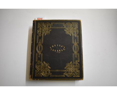 LOUISA'S JOURNAL:&nbsp;collection of seemingly original manuscript verse and prose in two vols, dated 1857-59, the writer uni