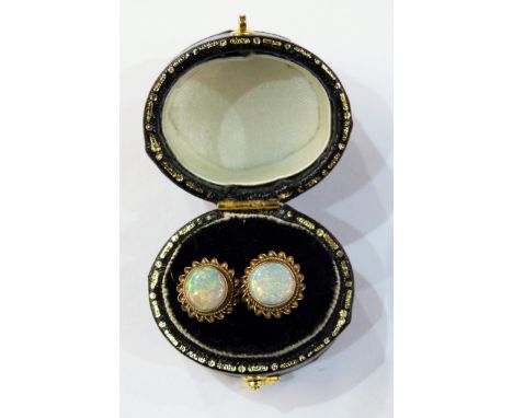 Quantity of pairs of gold and other earrings including pearl and opal