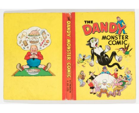Dandy Monster Comic (1947). Korky's birthday bumps! Bright fresh boards and spine with light overall wear. Neat dedication wi