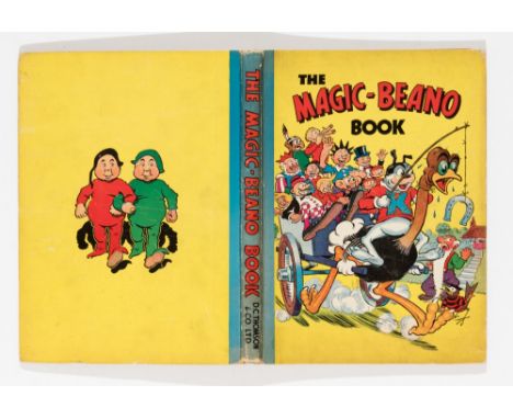 Magic-Beano Book (1946). Big Eggo carts characters. Bright boards and spine with top corner bump and light overall wear. Neat