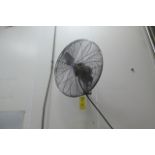 Stainess Steel Wall Mount Fan - RIGGING FEE $10