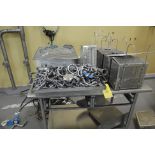 Stainless Steel Wash Table, W/ Contents, Sanitary Fittings & Clamps - RIGGING FEE $10