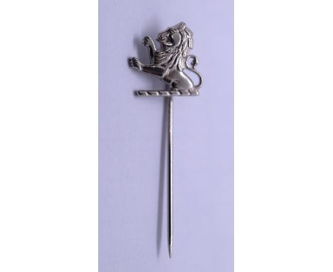 Rare 1930's - 50's Art Deco Lucas "King of the Road" silver directors lapel pin badge 