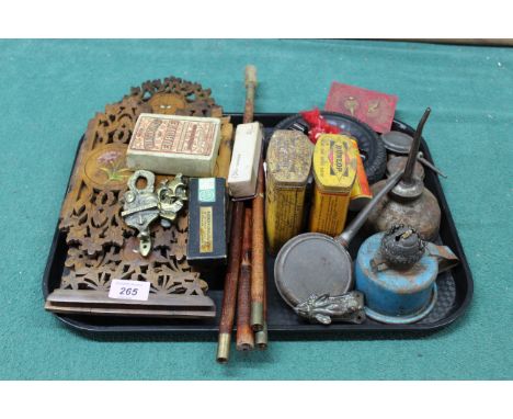 A mixed lot comprising of two crib boards, a pierced olive wood photo wall bracket, an Edwardian John Jaques and Son card gam