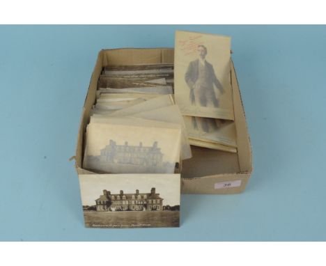 A large selection of early 20th Century postcards, all of St Felix School Southwold in three styles plus three late Victorian