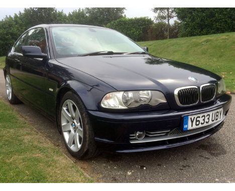 - Flagship E46 Coupe, reputedly capable of 0-60mph in 6.6 seconds and 153mph when new- 3-litre engine (quoted 228bhp/221lbft)