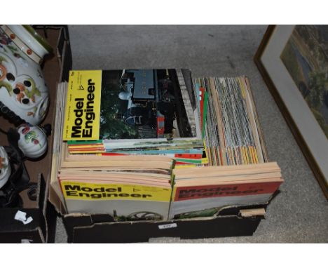 A collection of vintage copies of the Model Engineer.