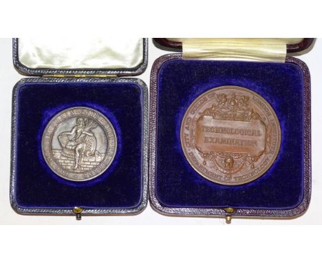 A cased silver medal Incorporated National Association of British &amp; Irish Millers, awarded for Milling Technology to Arth