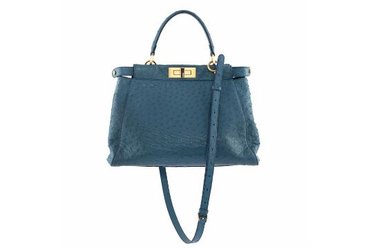 fendi ostrich handbag