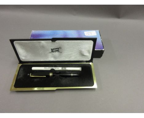 Mont Blanc rollerball Meisterstruck pen, boxed