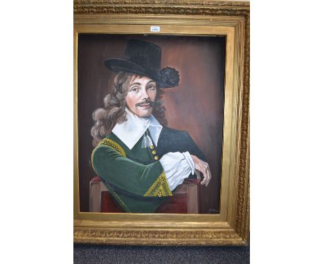 D. Fuller, 20th Century oil on canvas, head and shoulder portrait of a seated gentleman, signed, 30ins x 24ins, gilt framed