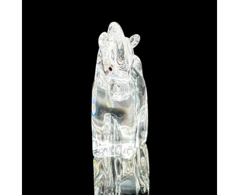 Lead crystal part of the Chinese Zodiac collection and is made with jet crystal eyes. Swarovski etched backstamp. This item h