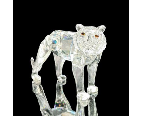 Lead crystal part of the Endangered Species collection and is made with colored crystal eyes. Swarovski etched backstamp. Thi