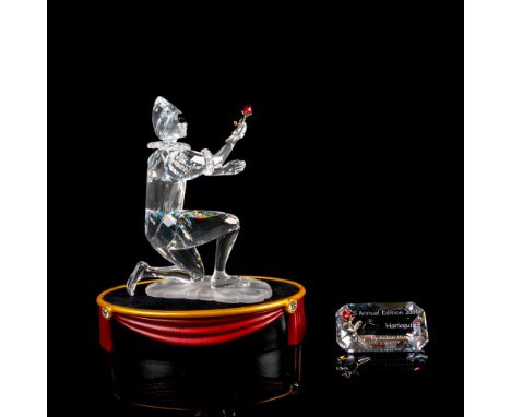 Year 2001 figure, second piece of the Masquerade Trilogy. Figure made with clear, frosted, and color crystal. Includes SCS An