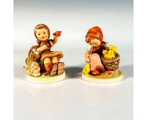 Hand painted in matte finish. Includes Chick Girl and Farewell 1993 Final Issue. Two girls; one with collecting s basket full