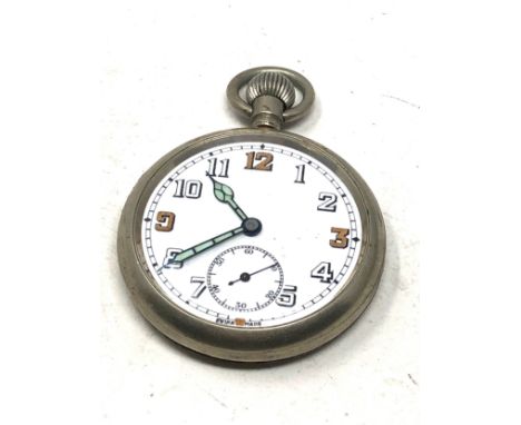 Military pocket watch the watch is ticking 