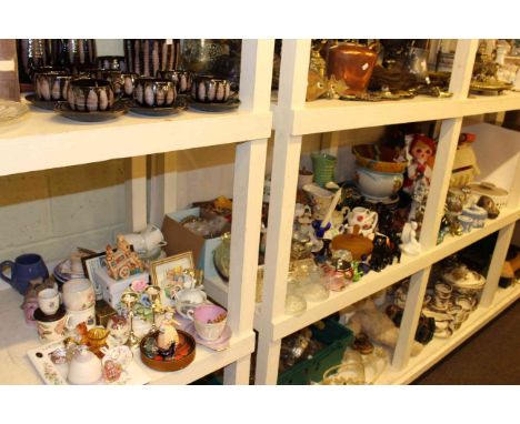 Collection of various china and glassware, figures and collectables