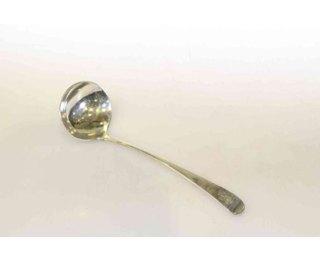 Georgian silver ladle, Edinburgh 1807
