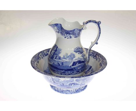 Spode Italian toilet jug and bowl