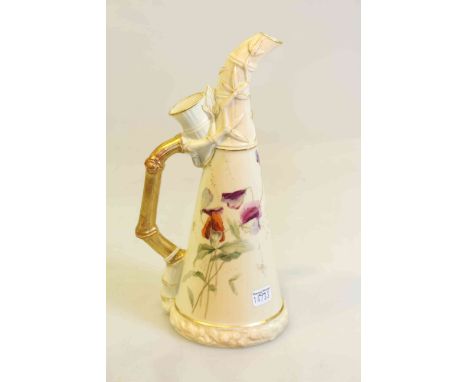 Royal Worcester blush jug, 1333