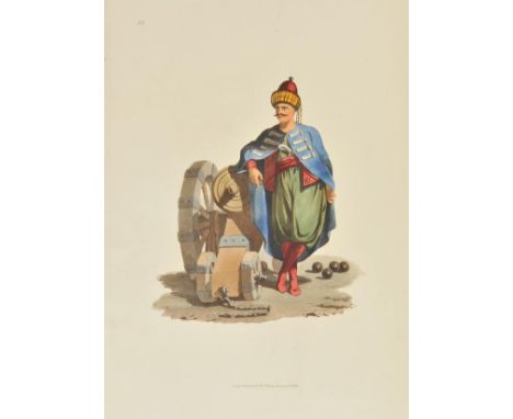 M'Lean (Thomas, pub.). The Military Costume of Turkey. Illustrated by a Series of Engravings from Drawings made on the Spot, 