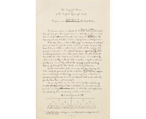 Equestrian Thoroughbreds. Die Stamm-Mutter des Englischen Vollblutpferdes..., Nebst Vorvort, Siegerlisten und Alphbetischem R