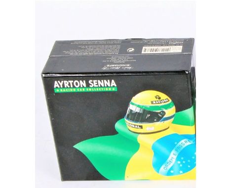 Minichamps 1/43rd scale "Ayrton Senna" Collection boxed Lotus Renault 97T "Portugal GP" Winner 1985, in the original all card